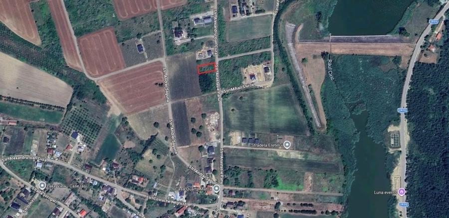 Teren Construcții intravilan de 882 mp, în Aroneanu