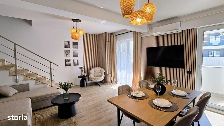 Apartament cu 3 camere decomandat, mobilat în Parcul Carol