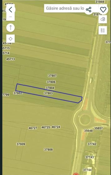 Teren de 3823 mp, în Exterior Vest