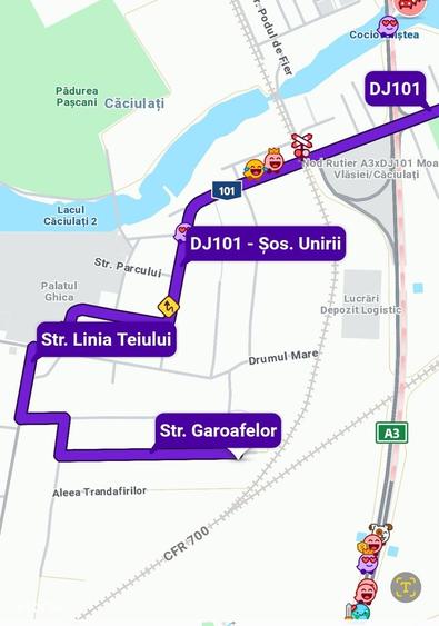 Teren de 1500 mp, în Moara Vlăsiei