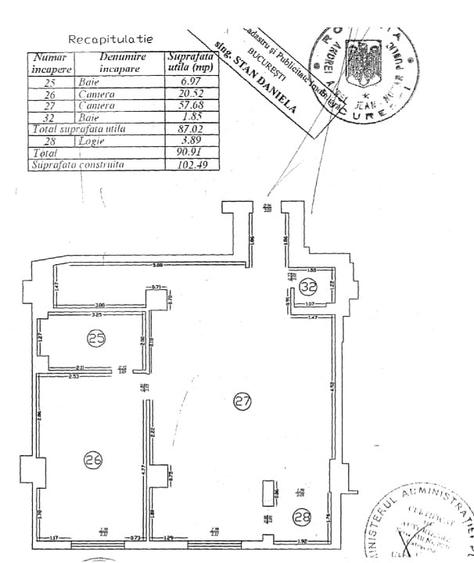Apartament cu 2 camere decomandat în Herăstrău