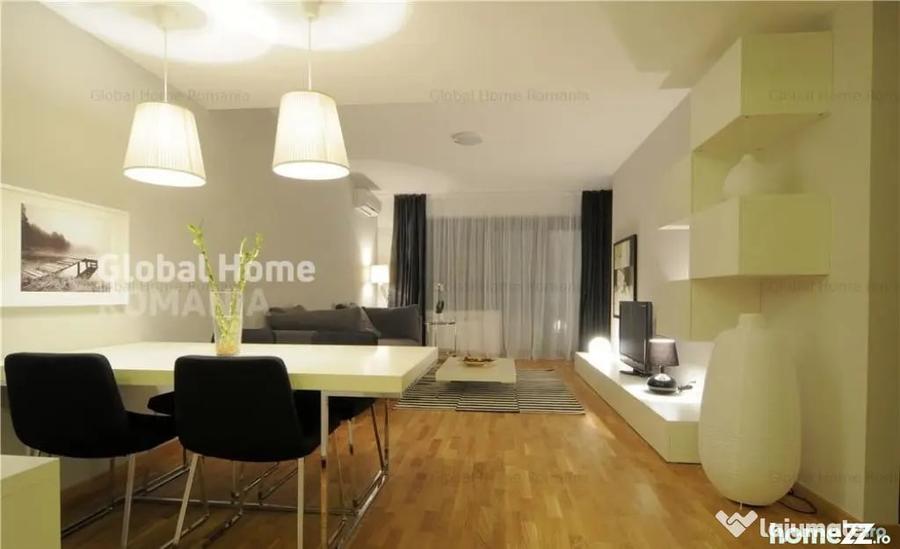 Apartament cu 3 camere semidecomandat în Băneasa