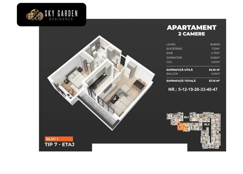 2 camere decomandat - 4 min Metrou Berceni - Apartament finalizat - 1