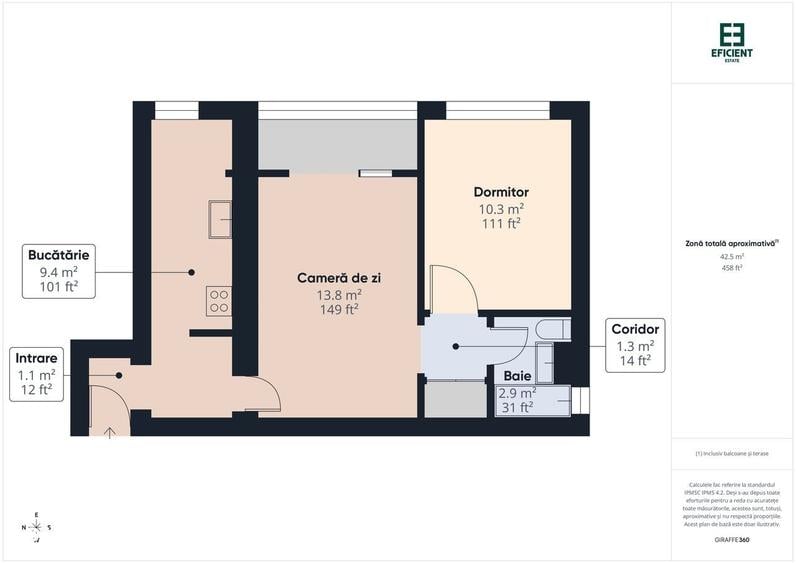 Apartament cu 2 camere etaj 3 - Zona Aurel Vlaicu - Arad - 1
