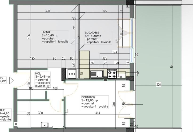 Apartament cu 2 camere în Central