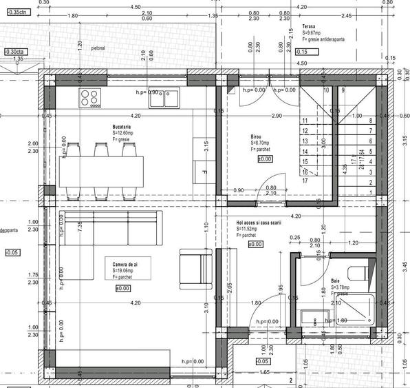 Casa individuala cu 4 camere, teren 400mp, Izvor - 2