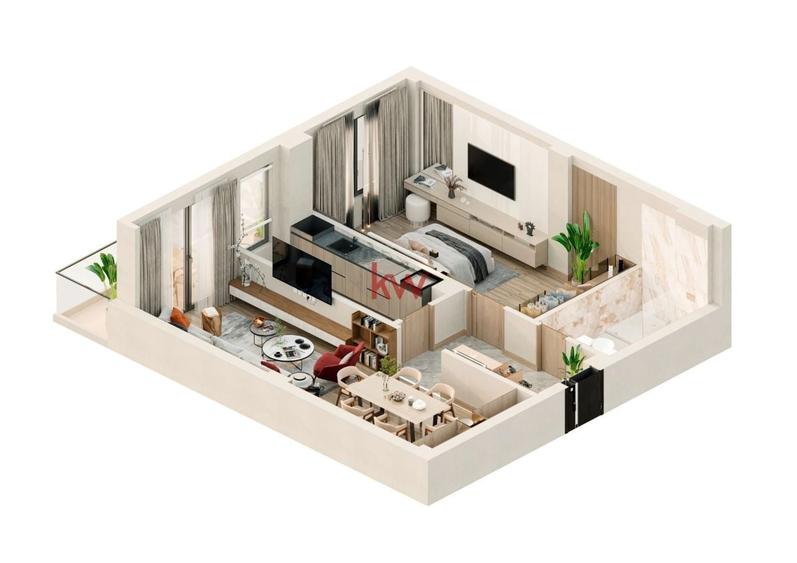 Apartament cu 2 camere în Uricani