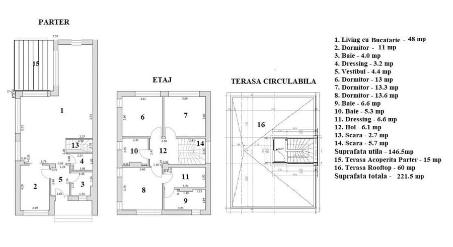 Casă cu Teren 300 Mp în Tunari