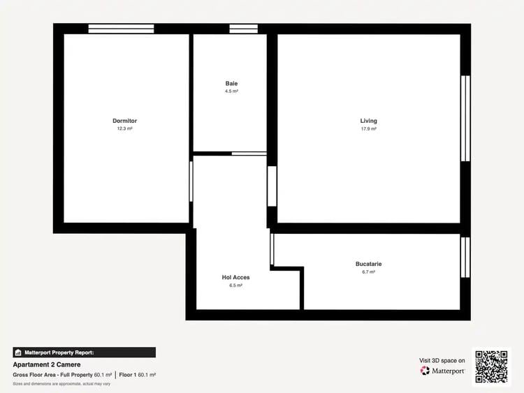 Apartament cu 2 camere decomandat, mobilat în Giroc