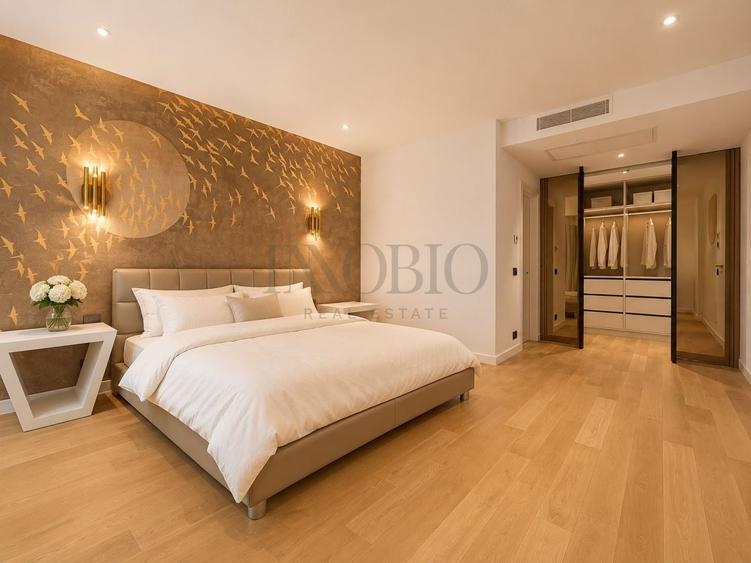 Apartament cu 4 camere, mobilat în Herăstrău