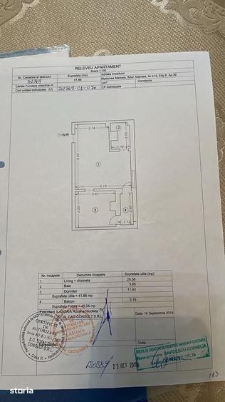Apartament cu 2 camere în City Park Mall