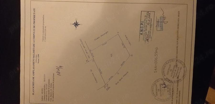 Teren de 807 mp, în Schiau