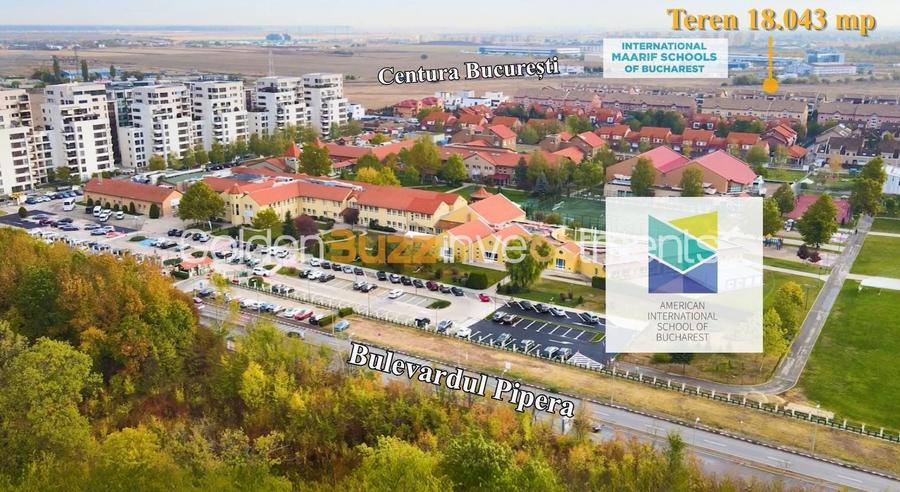 Teren Construcții intravilan de 18043 mp, în Pipera