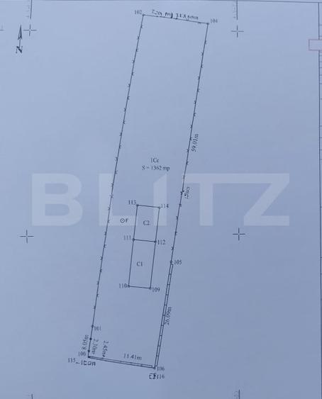 Casă individuală cu 2 camere cu Teren 1362 Mp în Malu Mare