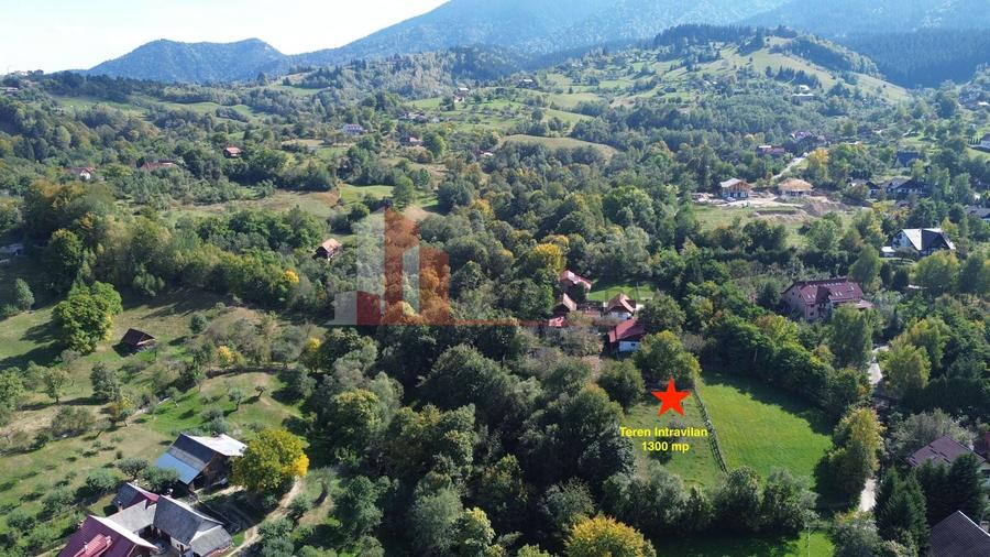 Teren Construcții intravilan de 1300 mp, în Bran