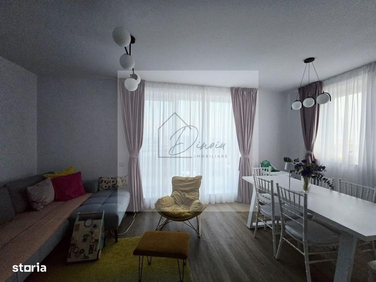 Apartament cu 3 camere decomandat în Tunari