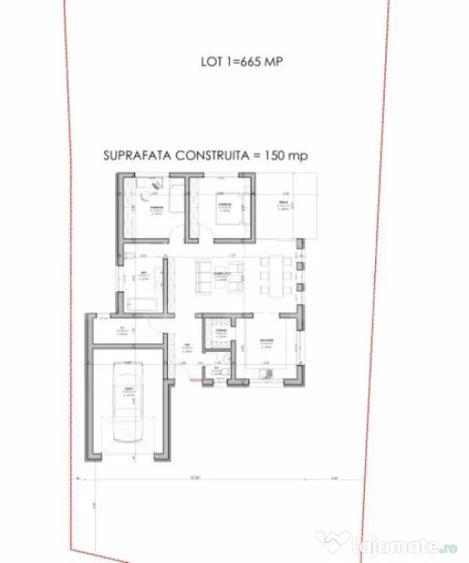 Casă cu 4 camere cu Teren 550 Mp în Dorolț