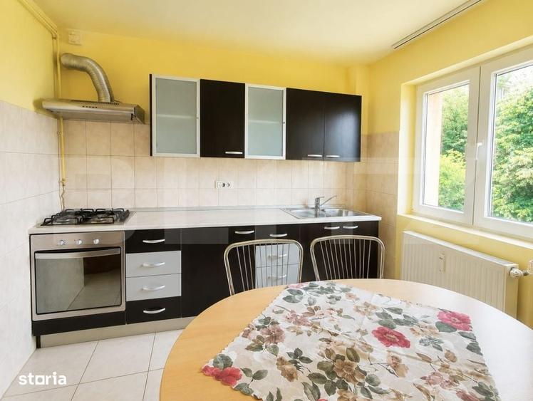 Apartament 2 camere decomandat, 57 mp + balcon, etaj 2, mobilat si uti - 2