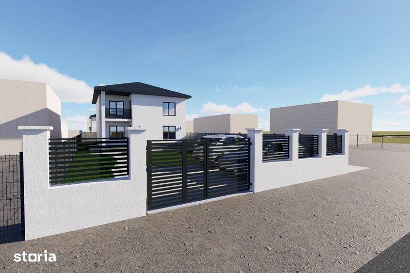 Casă cu 5 camere cu Teren 500 Mp în Ciorogârla