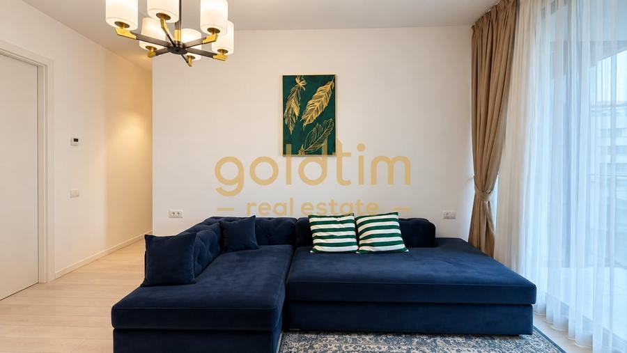 Apartament cu 2 camere decomandat, mobilat în Herăstrău