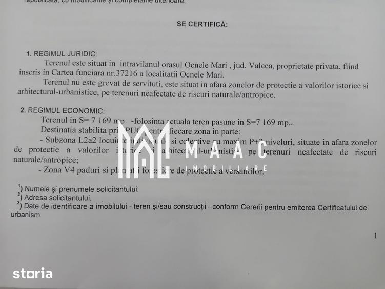 Teren de 7169 mp, în Central