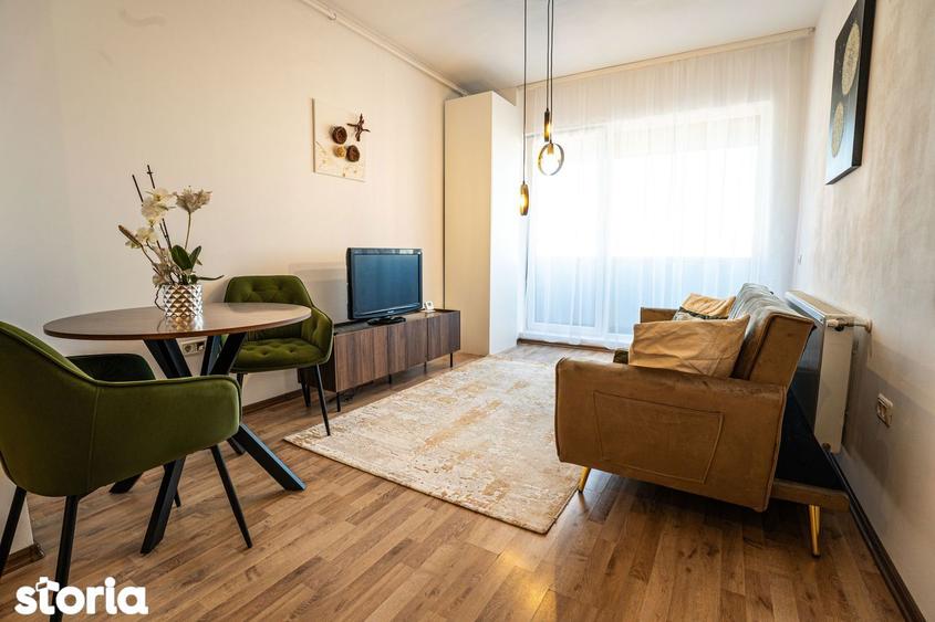 Apartament cu 2 camere, mobilat în Valea Cetății