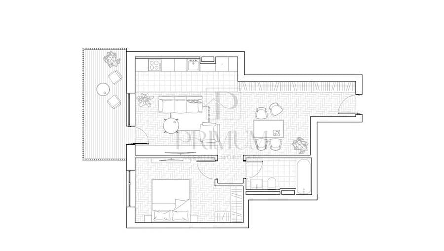 Apartament cu 2 camere semidecomandat în Mehala