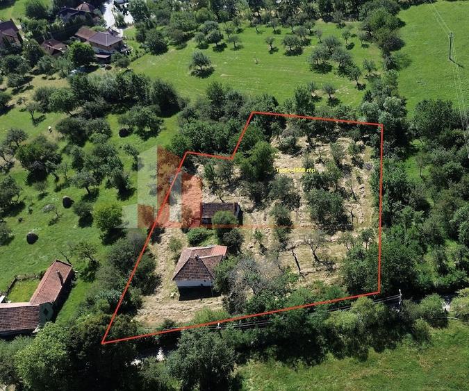 Teren Construcții intravilan de 4558 mp, în Bran