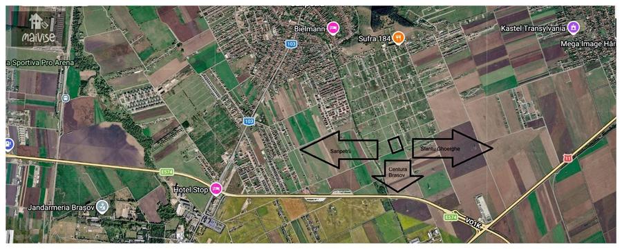 Teren agricol intravilan de 2300 mp, în Sânpetru