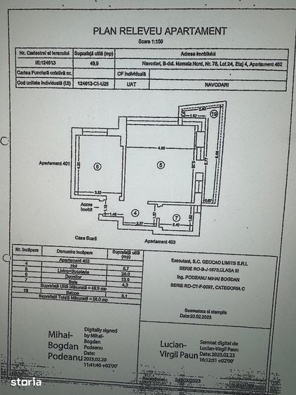 Apartament cu 2 camere în Nord