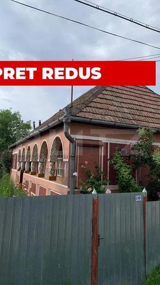 Casă individuală cu 2 camere cu Teren 624 Mp în Deda