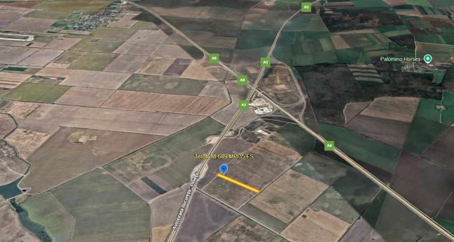 Teren agricol intravilan de 18689 mp, în Ștefăneștii de Jos