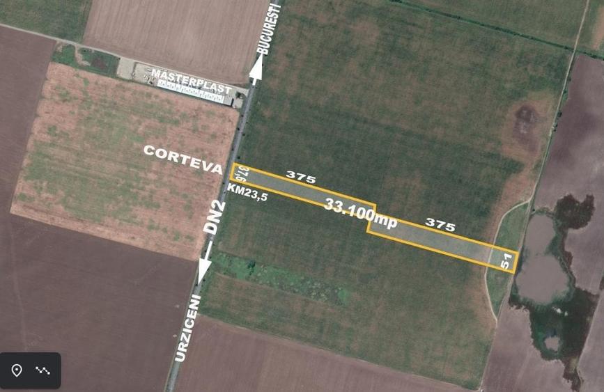 Teren agricol extravilan de 33100 mp, în Afumați