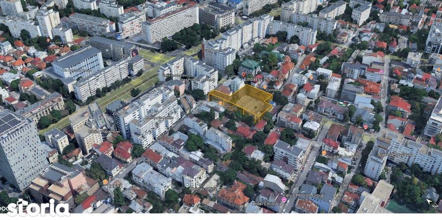 Teren de 2504 mp, în Dorobanți