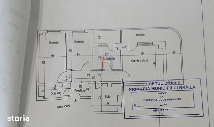 Apartament cu 3 camere în Apollo