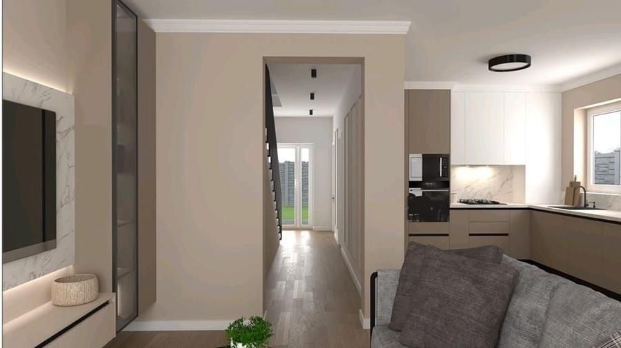 Duplex cu 5 camere cu Canalizare în Giroc