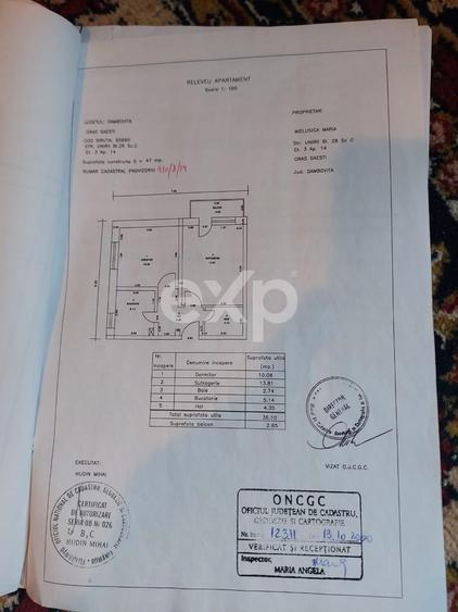 Apartament cu 2 camere decomandat, mobilat în Găești