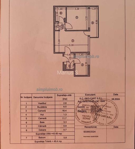 Apartament 2 camere Campia Libertatii IOR METROU TITAN