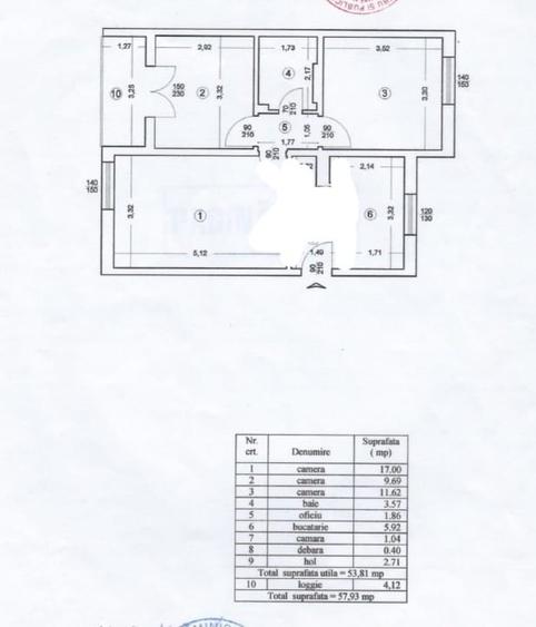 Apartament cu 3 camere în Ștefan cel Mare