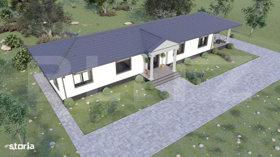 Casă cu 2 camere cu Teren 854 Mp în Central