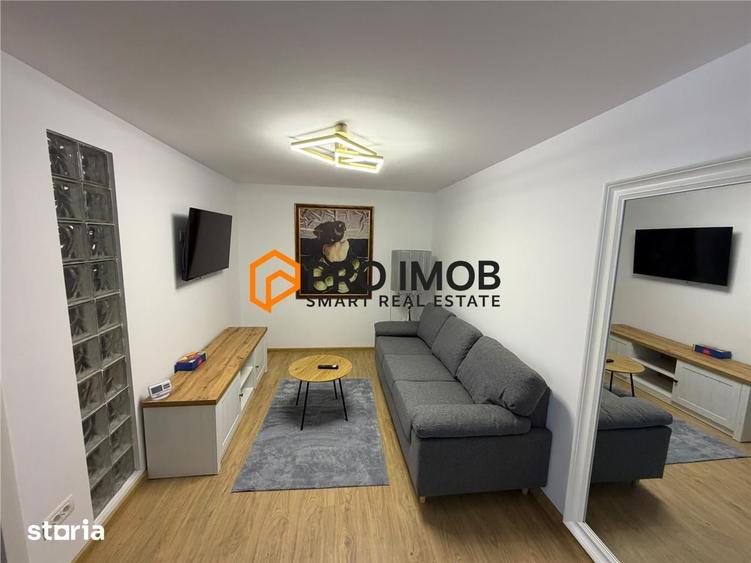 Apartament cu 2 camere decomandat, mobilat în Broșteni