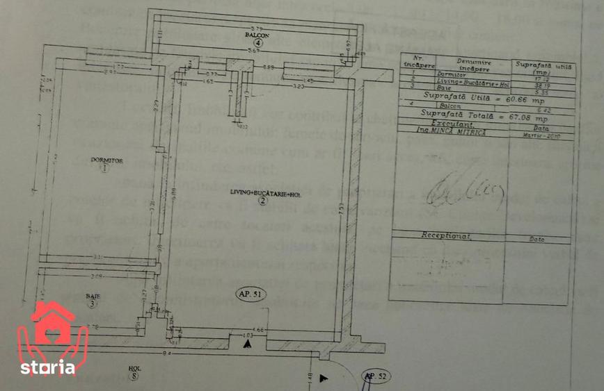 Apartament cu 2 camere, mobilat în Băneasa