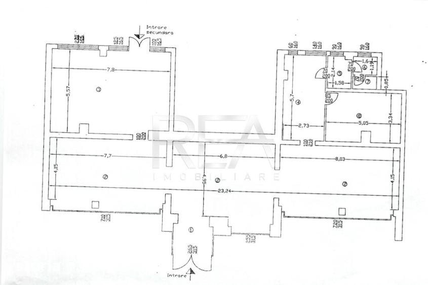 Spațiu comercial, de 200.61 mp, în Băneasa