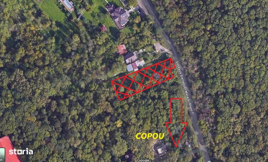 Teren de 1853 mp, în Copou
