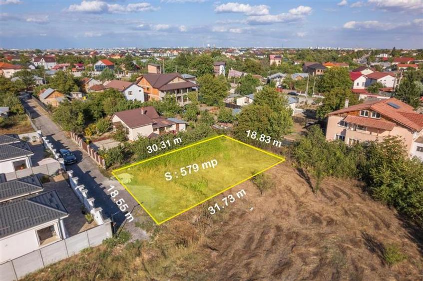 Teren Construcții intravilan de 579 mp, în Prelungirea Ghencea
