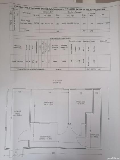Casă cu 2 camere în Central