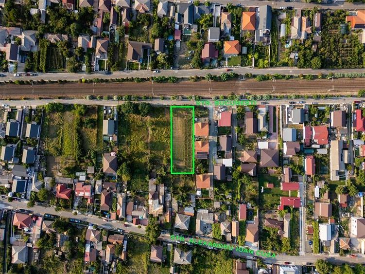 Teren Construcții intravilan de 1167 mp, în Valu lui Traian