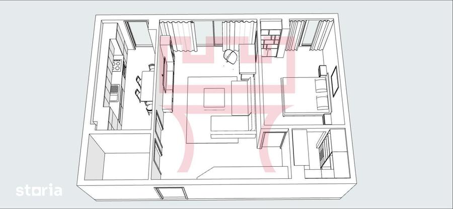 Apartament cu 2 camere în Sopor