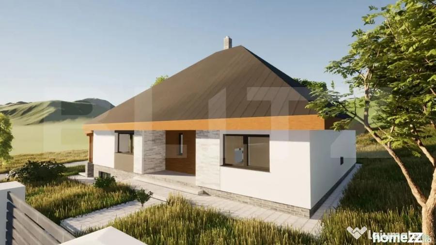 Casă cu 4 camere cu Teren 1300 Mp în Săndulești