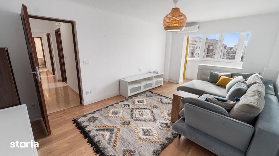Apartament cu 3 camere decomandat, mobilat în Militari